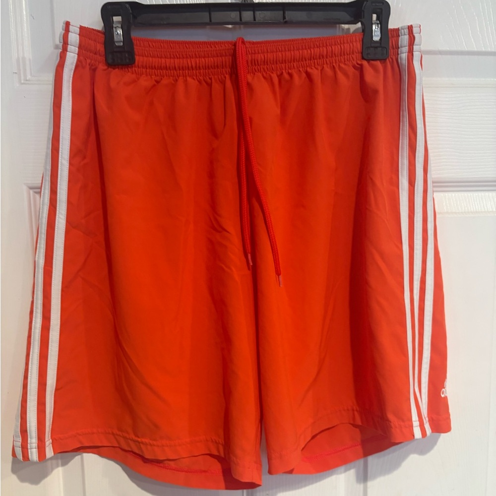 Adidas Men's Bright orange Sports Shorts